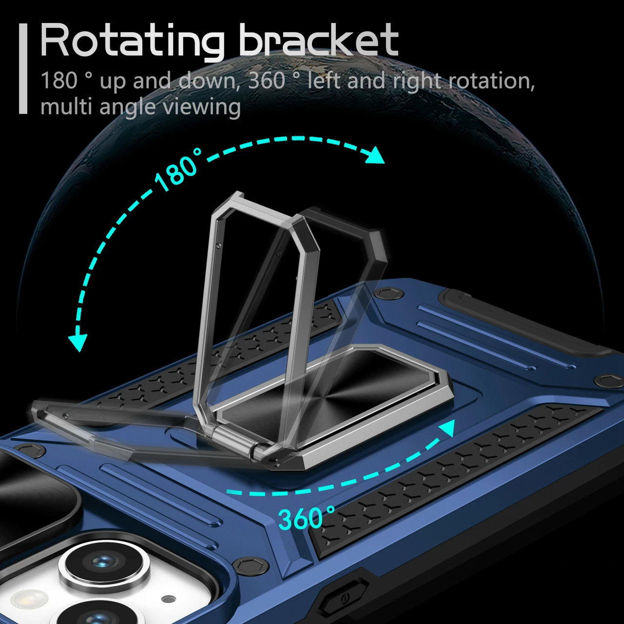 Shockproof IPhone 13 Heavy Duty Case Lens Cover Apple Ring Holder 8 Shockproof IPhone 13 Heavy Duty Case Lens Cover Apple Ring Holder - Image 8