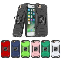 Shockproof IPhone 7 8 Heavy Duty Case Cover Tough Apple Ring Holder
