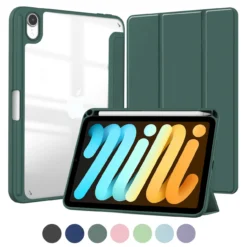 IPad Mini 6 2021 Case Cover Clear Back Pencil Holder Apple Mini6 6th