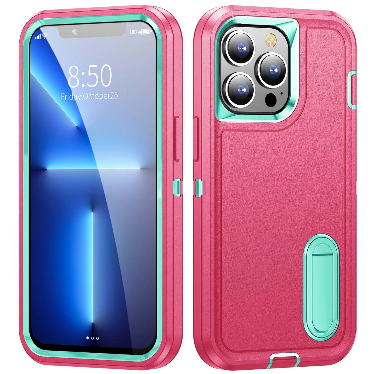Shockproof IPhone 13 Pro Max Case Cover Heavy Duty With Stand Apple 7 Shockproof IPhone 13 Pro Max Case Cover Heavy Duty With Stand Apple - Image 7