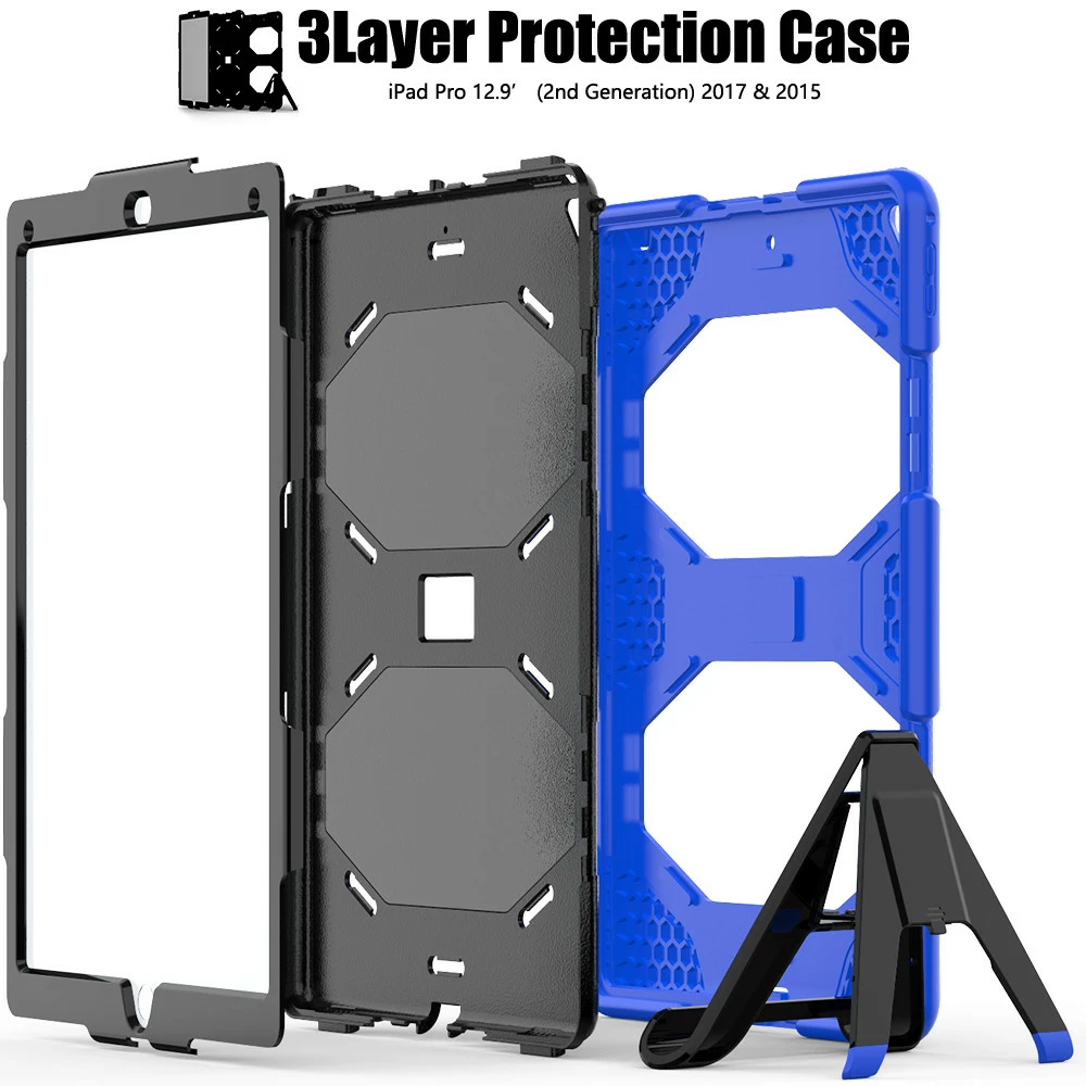 Heavy Duty IPad Pro 12.9 2017 2nd Gen Kids Case Cover Apple Shockproof 5 Heavy Duty IPad Pro 12.9 2017 2nd Gen Kids Case Cover Apple Shockproof - Image 5