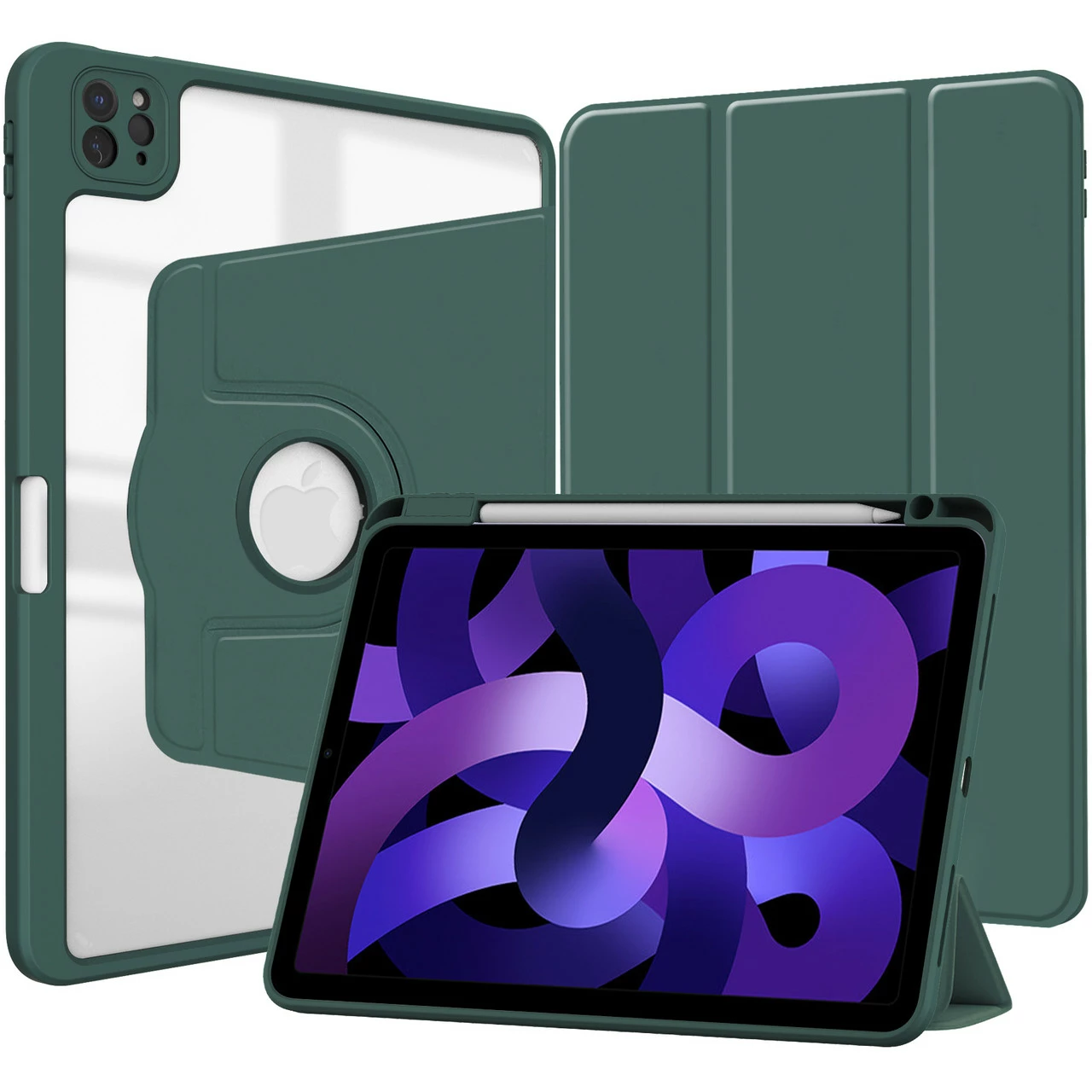 IPad Pro 11" (2022) 4th Gen 360 Rotate Case Cover Pencil Holder Apple 4 IPad Pro 11" (2022) 4th Gen 360 Rotate Case Cover Pencil Holder Apple - Image 4