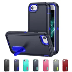 Shockproof IPhone SE 2022 3rd Gen Case Cover Heavy Duty W/ Stand Apple