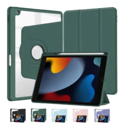 IPad 10.2" 2019 7th Gen 360 Rotate Case Cover Pencil Holder Apple