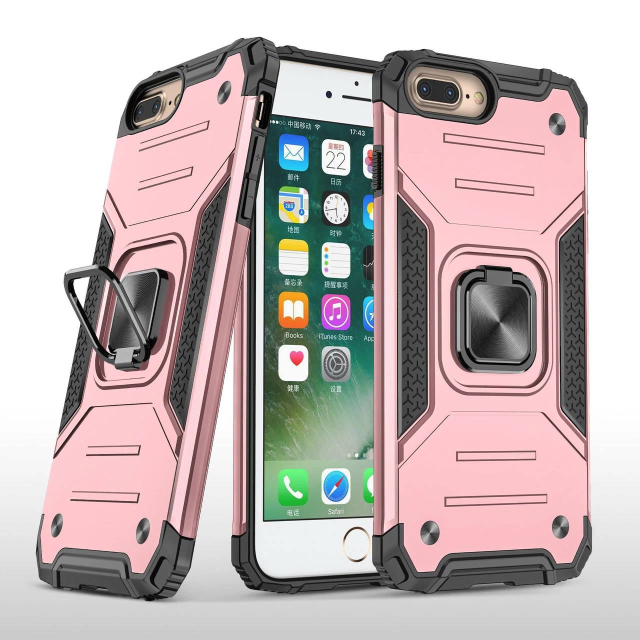 Shockproof IPhone 7+ 8+ Plus Heavy Duty Case Cover Tough Apple Ring 6 Shockproof IPhone 7+ 8+ Plus Heavy Duty Case Cover Tough Apple Ring - Image 6
