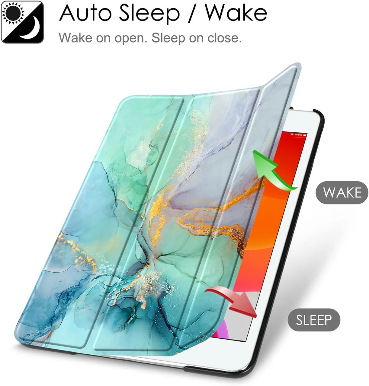 IPad Air 5 10.9" 2022 Smart Case Cover Hard Back Apple Air5 Marble 10 IPad Air 5 10.9" 2022 Smart Case Cover Hard Back Apple Air5 Marble - Image 10