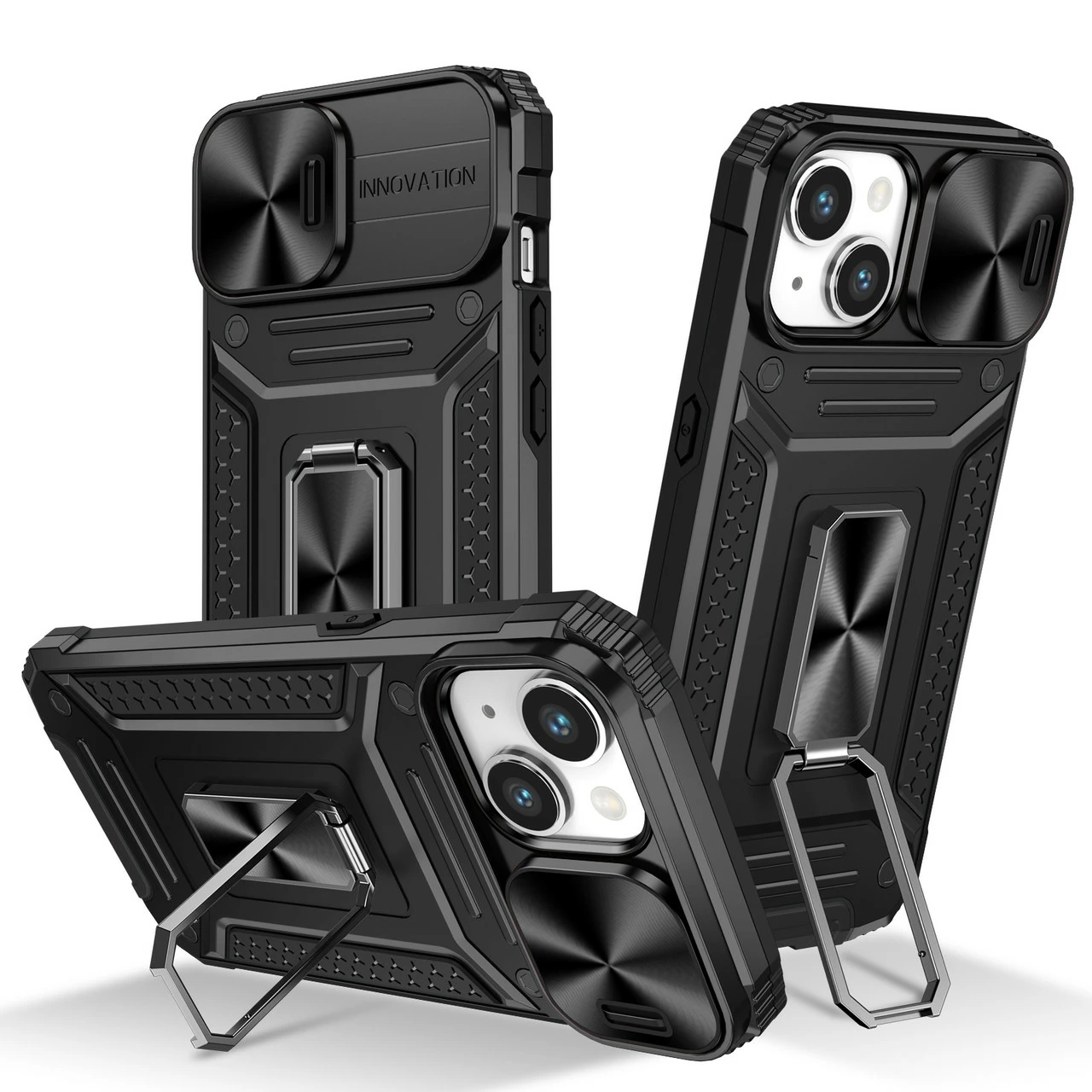 Shockproof IPhone 13 Heavy Duty Case Lens Cover Apple Ring Holder 12 Shockproof IPhone 13 Heavy Duty Case Lens Cover Apple Ring Holder - Image 12