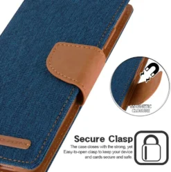 Goospery IPhone 7 Plus / 8 Plus Canvas Fabric Wallet Case Cover Apple 25 Goospery IPhone 7 Plus / 8 Plus Canvas Fabric Wallet Case Cover Apple -cell phone Shop 9 31199 36067.1617202523.1280.1280