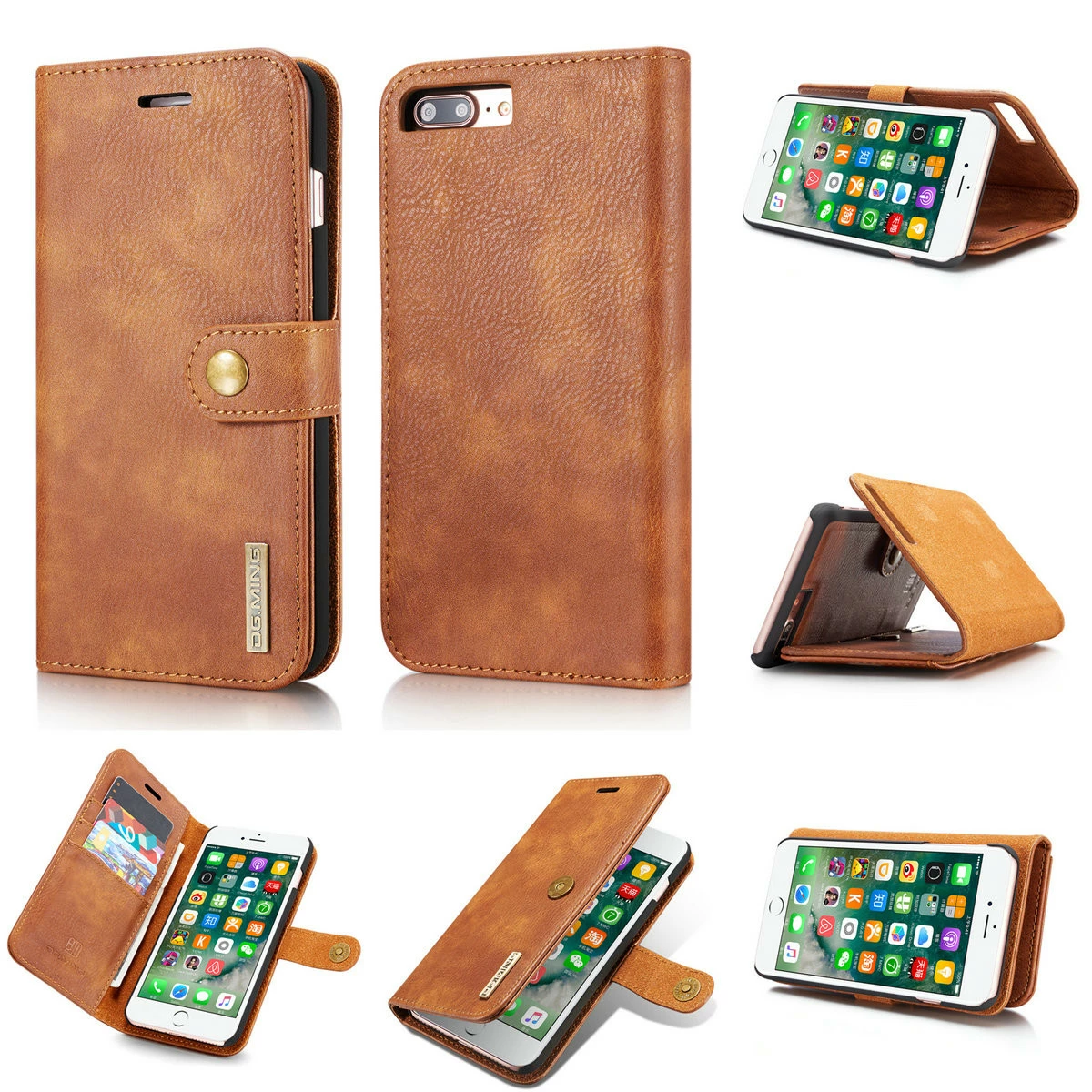 DG.Ming IPhone 7 Plus 8 Plus Detachable Folio Case Cover Apple 7+ 8+ 3 DG.Ming IPhone 7 Plus 8 Plus Detachable Folio Case Cover Apple 7+ 8+ - Image 3