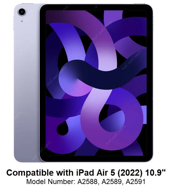 IPad Air 5 10.9" 2022 Smart Case Cover Hard Back Apple Air5 Marble 2 IPad Air 5 10.9" 2022 Smart Case Cover Hard Back Apple Air5 Marble - Image 2