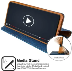 Goospery IPhone 12 Canvas Fabric Flip Wallet Case Cover Apple IPhone12 26 Goospery IPhone 12 Canvas Fabric Flip Wallet Case Cover Apple IPhone12 -cell phone Shop b 41787 12685.1617189118.1280.1280