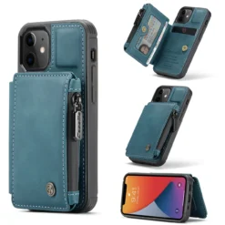 CaseMe Shockproof IPhone 12 Mini PU Leather Case Cover Wallet Apple