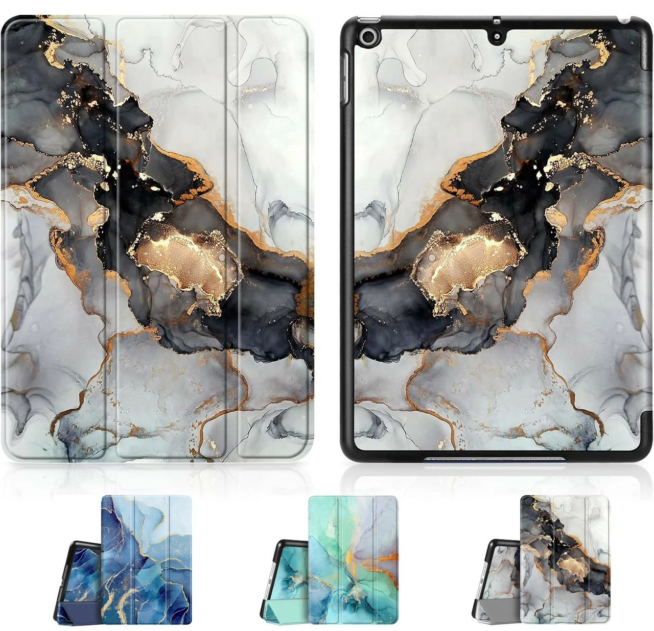 IPad Air 5 10.9" 2022 Smart Case Cover Hard Back Apple Air5 Marble 1 IPad Air 5 10.9" 2022 Smart Case Cover Hard Back Apple Air5 Marble