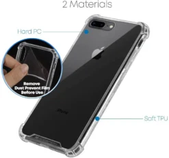 Goospery IPhone 7 Plus 8 Plus Clear Phone Case Shockproof Bumper Cover 7 Goospery IPhone 7 Plus 8 Plus Clear Phone Case Shockproof Bumper Cover -cell phone Shop cd3ffd94 e89b 4667 9f8d 4930af9b8f91 42536.1616636084.1280.1280
