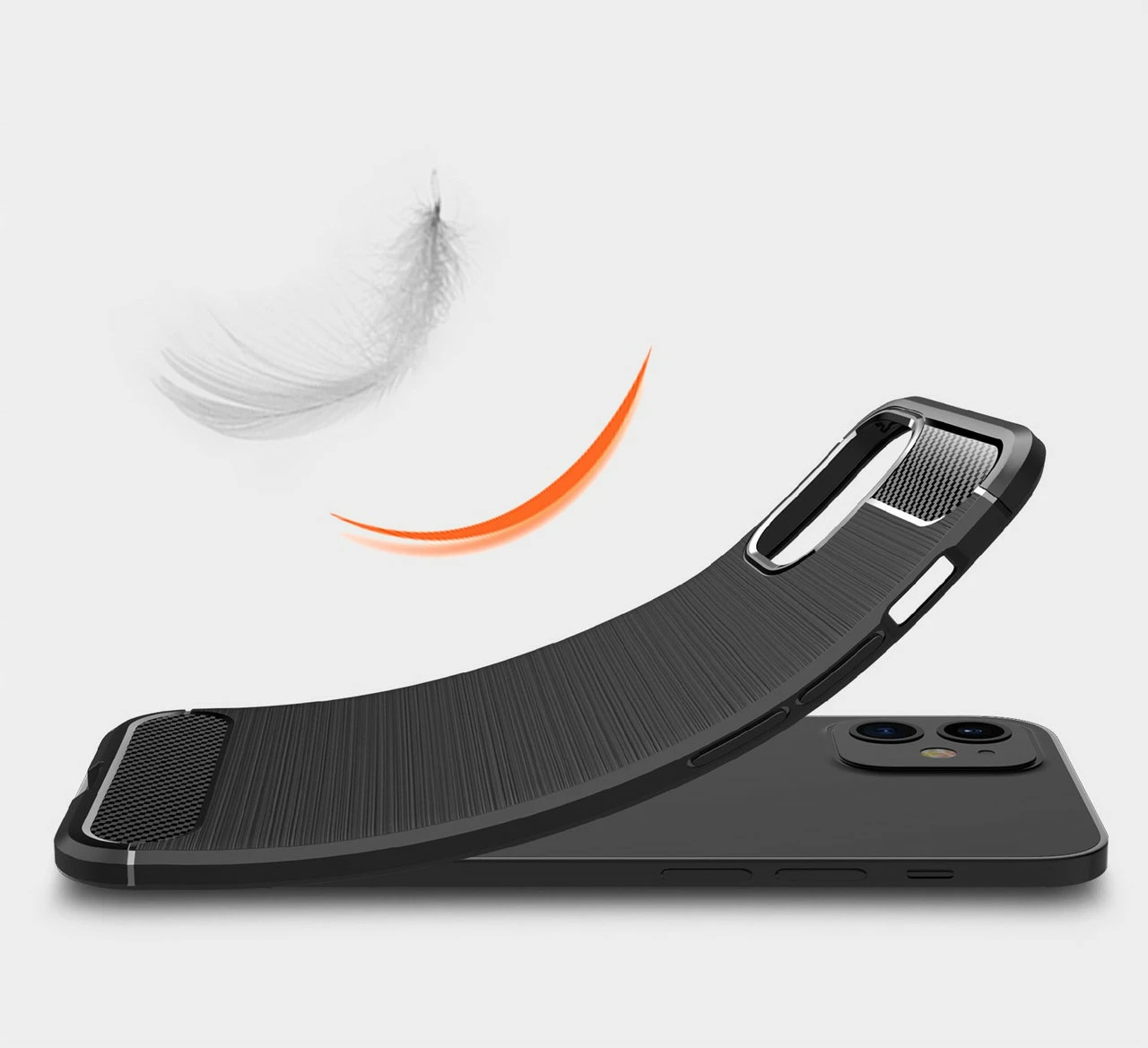 Slim IPhone 12 Mini Shockproof Soft Carbon Case Cover Apple Skin 2020 7 Slim IPhone 12 Mini Shockproof Soft Carbon Case Cover Apple Skin 2020 - Image 7