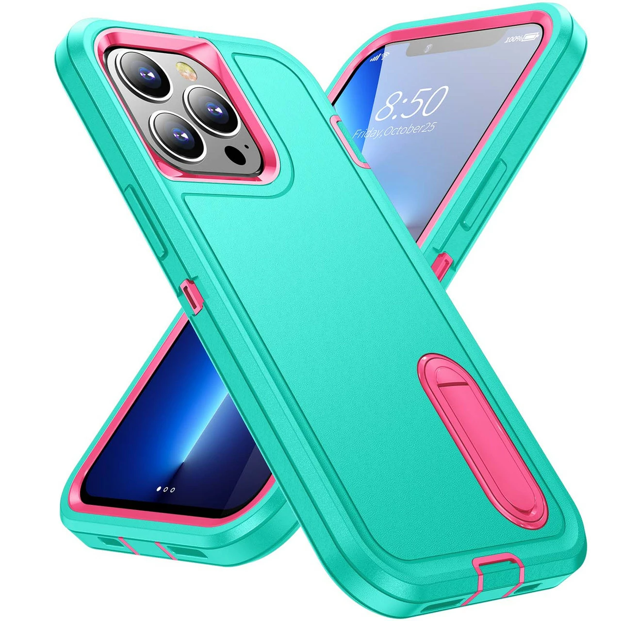 Shockproof IPhone 13 Pro Max Case Cover Heavy Duty With Stand Apple 17 Shockproof IPhone 13 Pro Max Case Cover Heavy Duty With Stand Apple - Image 17