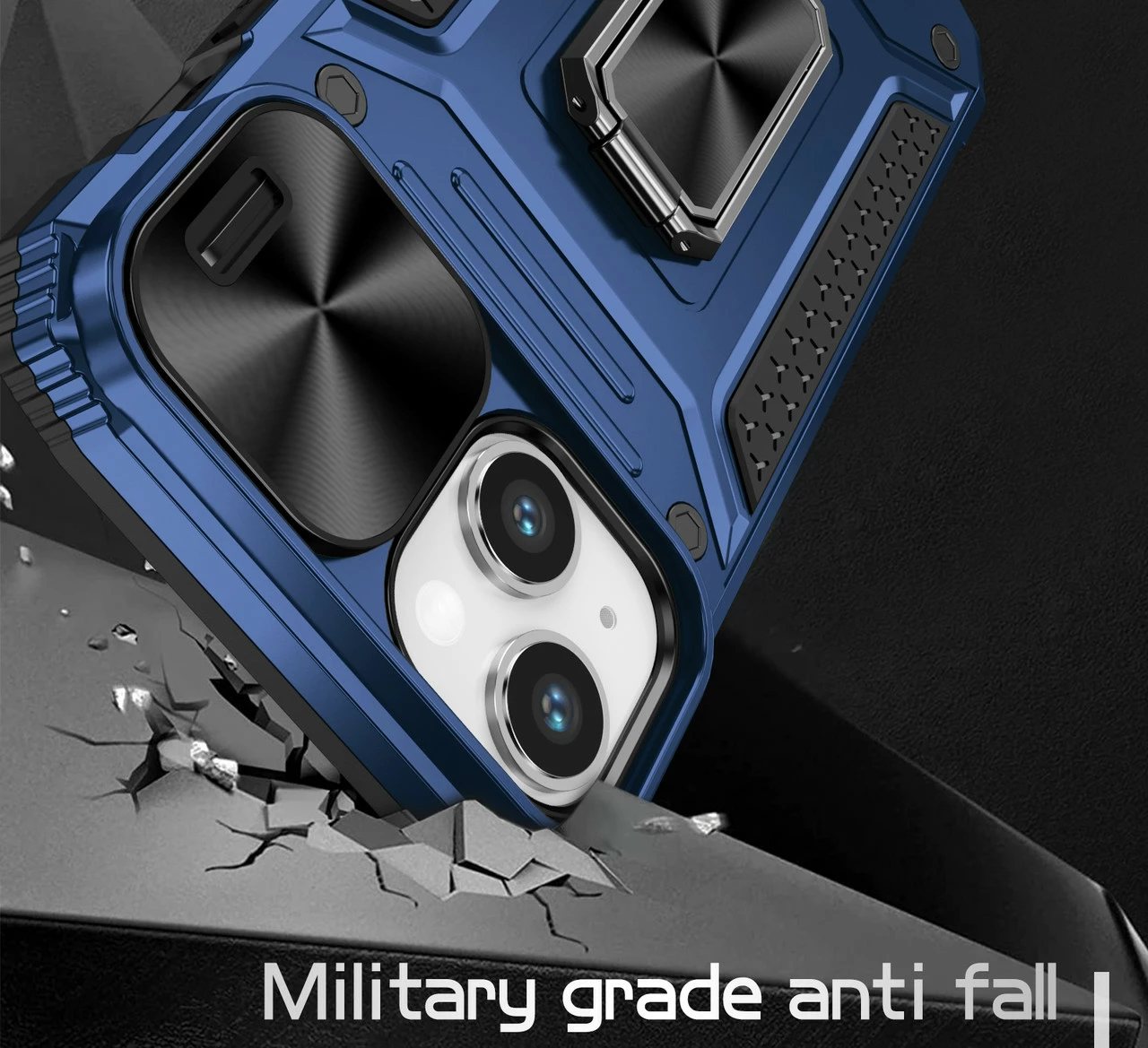 Shockproof IPhone 13 Heavy Duty Case Lens Cover Apple Ring Holder 6 Shockproof IPhone 13 Heavy Duty Case Lens Cover Apple Ring Holder - Image 6