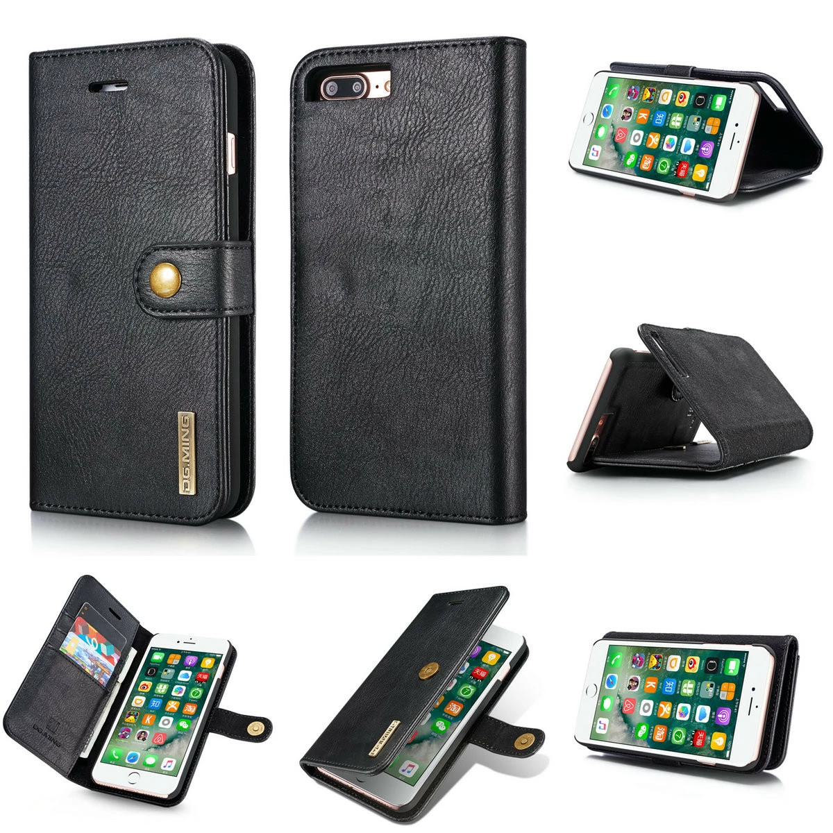 DG.Ming IPhone 7 Plus 8 Plus Detachable Folio Case Cover Apple 7+ 8+ 1 DG.Ming IPhone 7 Plus 8 Plus Detachable Folio Case Cover Apple 7+ 8+