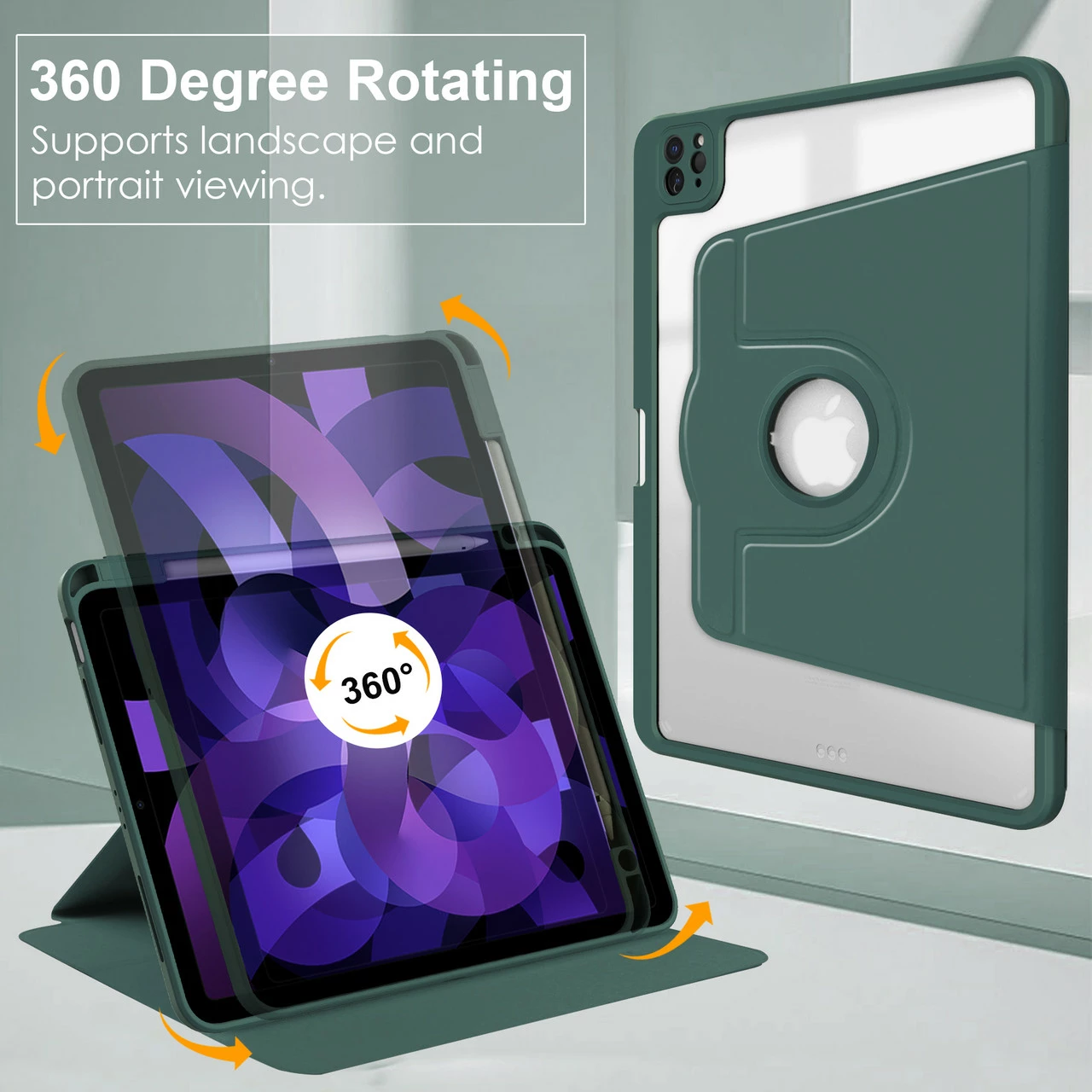 IPad Pro 11" (2022) 4th Gen 360 Rotate Case Cover Pencil Holder Apple 9 IPad Pro 11" (2022) 4th Gen 360 Rotate Case Cover Pencil Holder Apple - Image 9