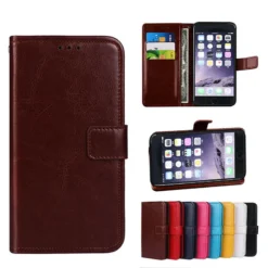 Folio Case IPhone SE 2022 3rd Gen Leather Case Cover Apple SE2 Skin