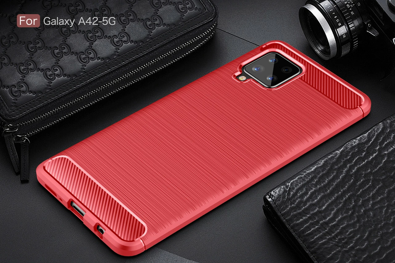 Slim Samsung Galaxy A42 5G Carbon Fibre Soft Carbon Case Cover A426 11 Slim Samsung Galaxy A42 5G Carbon Fibre Soft Carbon Case Cover A426 - Image 11