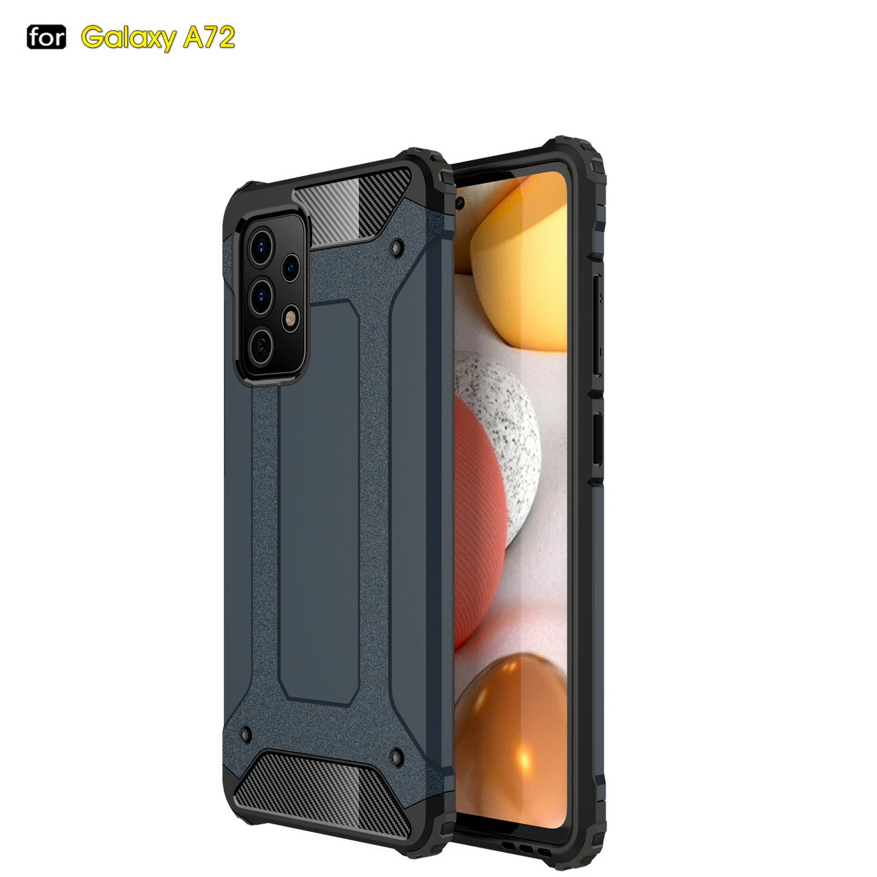 Shockproof Samsung Galaxy A72 4G 5G Heavy Duty Case Cover A725 A726 4 Shockproof Samsung Galaxy A72 4G 5G Heavy Duty Case Cover A725 A726 - Image 4