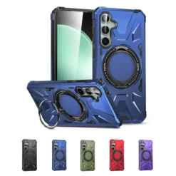 Shockproof Samsung Galaxy A14 5G Case Cover Ring Stand With MagSafe