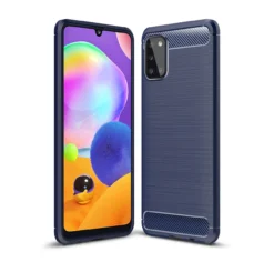 Slim Samsung Galaxy A31 2020 Carbon Fibre Soft Carbon Case Cover A315