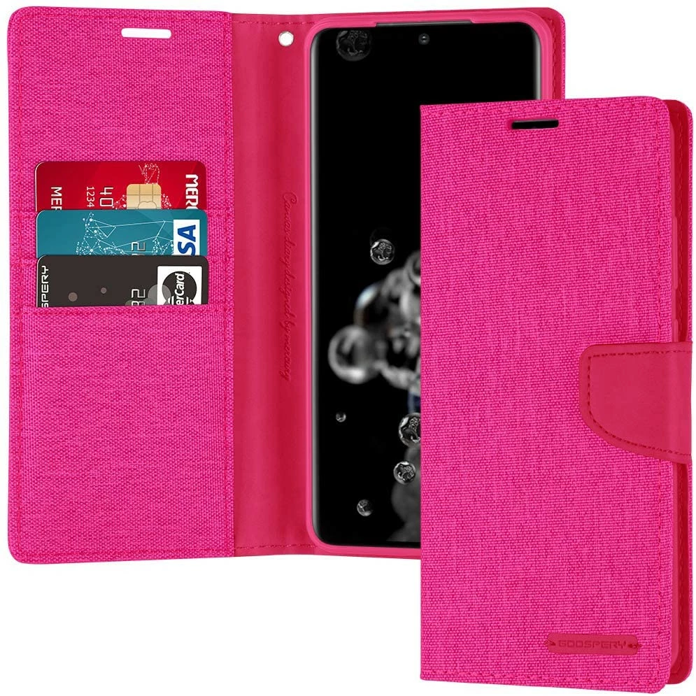 Goospery Samsung Galaxy S10 Canvas Fabric Flip Wallet Case Cover G973 6 Goospery Samsung Galaxy S10 Canvas Fabric Flip Wallet Case Cover G973 - Image 6