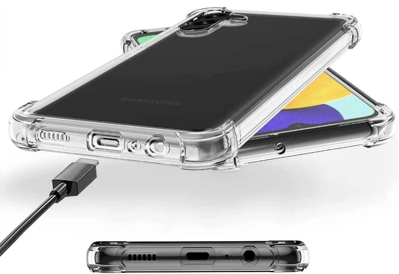 Samsung Galaxy A04S Clear Phone Case Shockproof Bumper Cover A047 3 Samsung Galaxy A04S Clear Phone Case Shockproof Bumper Cover A047 - Image 3