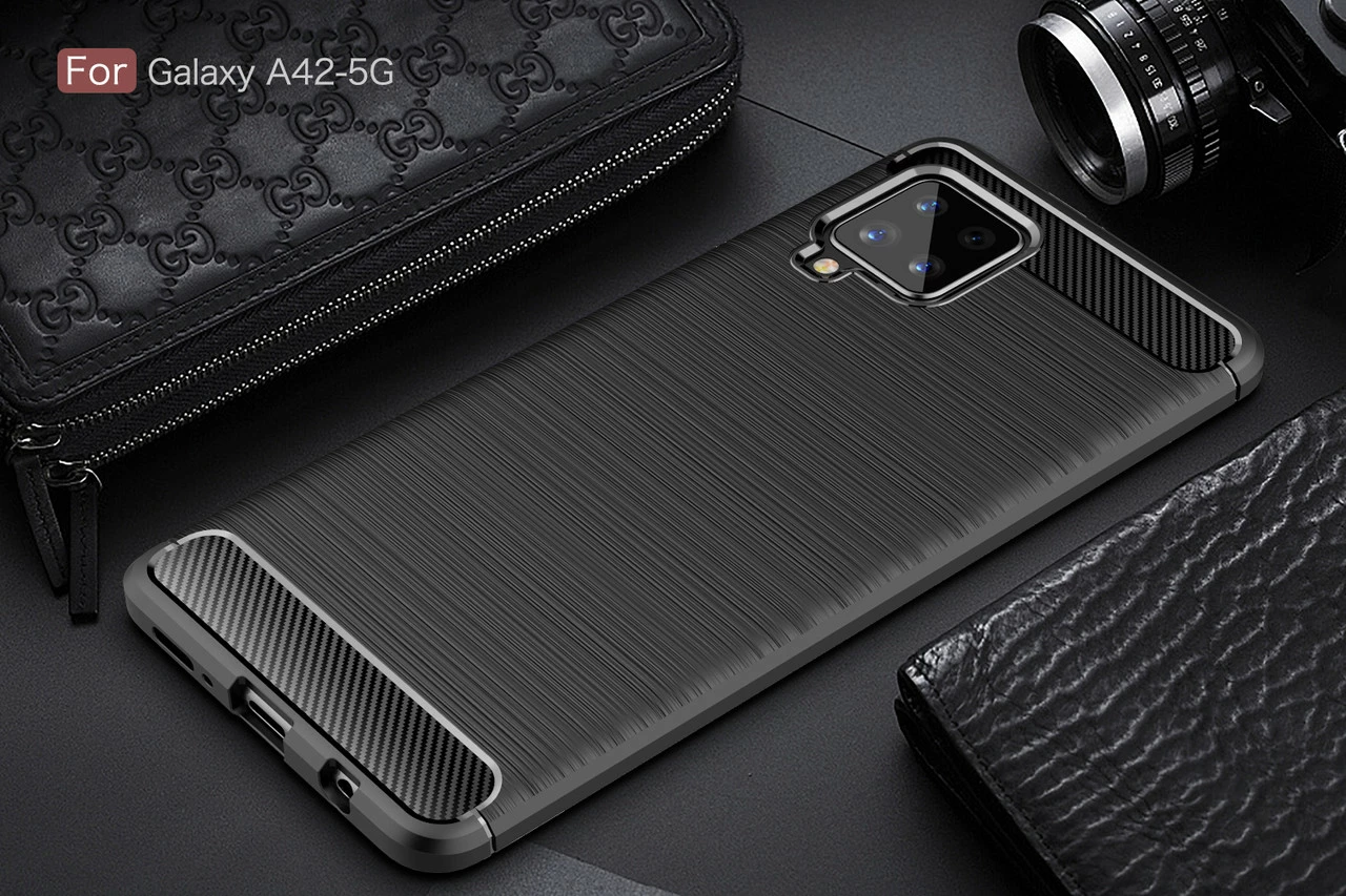 Slim Samsung Galaxy A42 5G Carbon Fibre Soft Carbon Case Cover A426 10 Slim Samsung Galaxy A42 5G Carbon Fibre Soft Carbon Case Cover A426 - Image 10