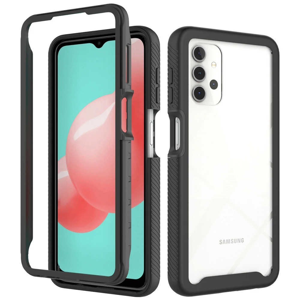 Shockproof Bumper Case Samsung Galaxy A32 4G Clear Back Cover A325 3 Shockproof Bumper Case Samsung Galaxy A32 4G Clear Back Cover A325 - Image 3