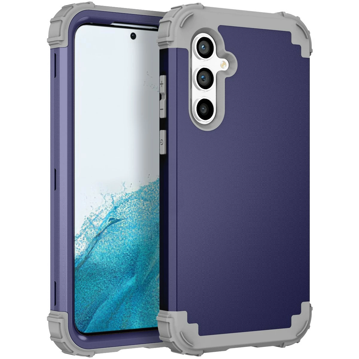 Impact Samsung Galaxy A54 5G Shockproof 3in1 Rugged Case Cover A546 4 Impact Samsung Galaxy A54 5G Shockproof 3in1 Rugged Case Cover A546 - Image 4