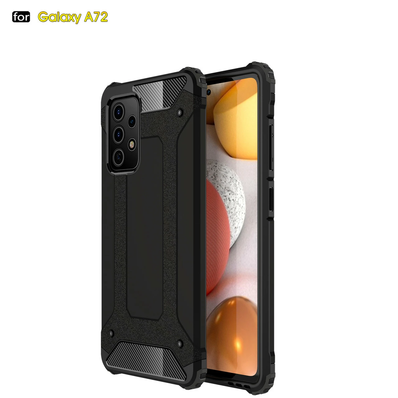 Shockproof Samsung Galaxy A72 4G 5G Heavy Duty Case Cover A725 A726 3 Shockproof Samsung Galaxy A72 4G 5G Heavy Duty Case Cover A725 A726 - Image 3