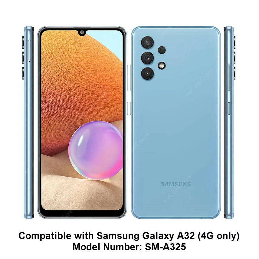 Shockproof Bumper Case Samsung Galaxy A32 4G Clear Back Cover A325 2 Shockproof Bumper Case Samsung Galaxy A32 4G Clear Back Cover A325 - Image 2