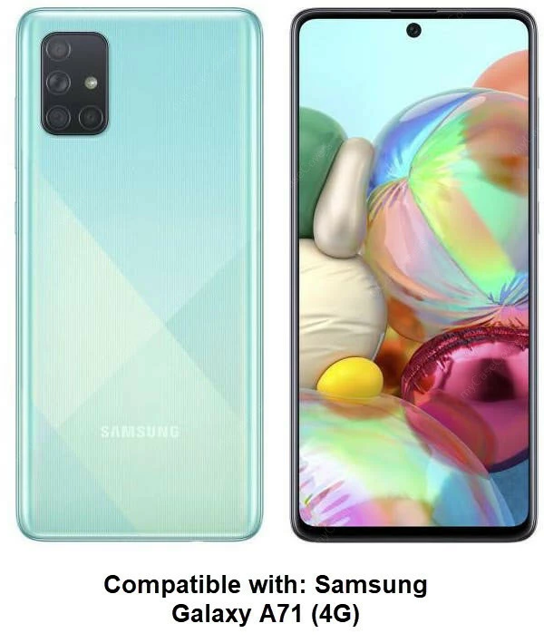 Shockproof Bumper Case Samsung Galaxy A71 4G Clear Back Cover A715 2 Shockproof Bumper Case Samsung Galaxy A71 4G Clear Back Cover A715 - Image 2