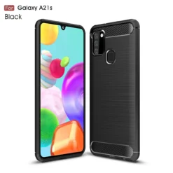 Slim Samsung Galaxy A21s 2020 Carbon Fibre Soft Carbon Case Cover A217 -cell phone Shop black 56384.1594361158.1280.1280