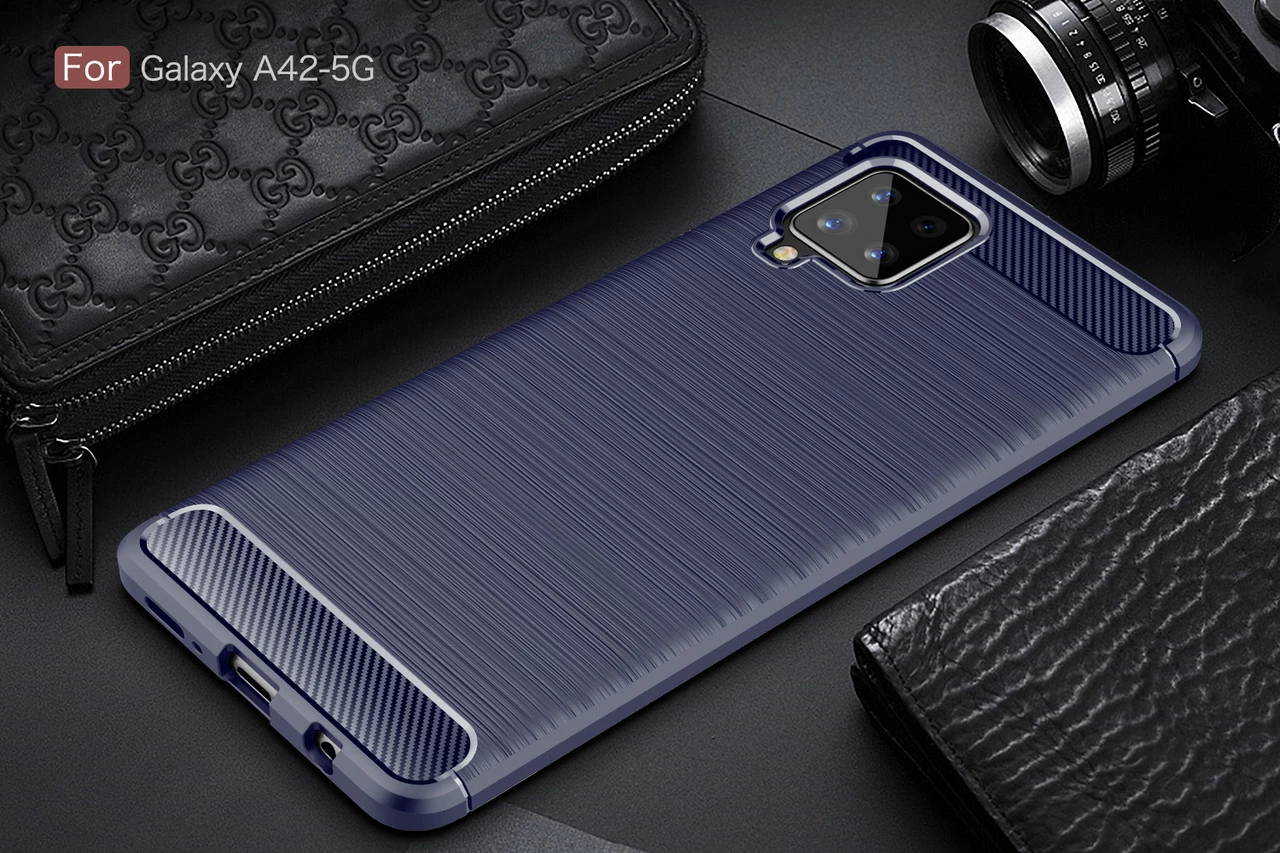 Slim Samsung Galaxy A42 5G Carbon Fibre Soft Carbon Case Cover A426 9 Slim Samsung Galaxy A42 5G Carbon Fibre Soft Carbon Case Cover A426 - Image 9
