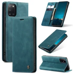 CaseMe Samsung Galaxy A31 Classic PU Leather Folio Case Cover A315