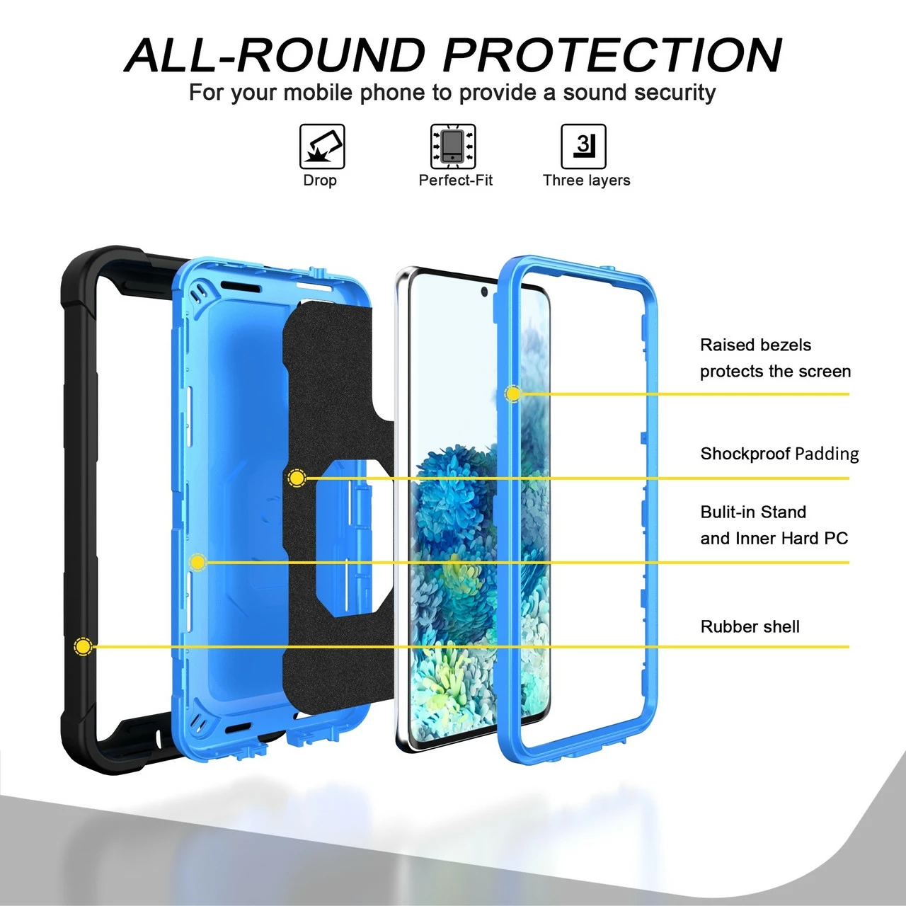 Stylish Shockproof Samsung Galaxy A52 4G 5G Case Cover Heavy Duty A525 4 Stylish Shockproof Samsung Galaxy A52 4G 5G Case Cover Heavy Duty A525 - Image 4
