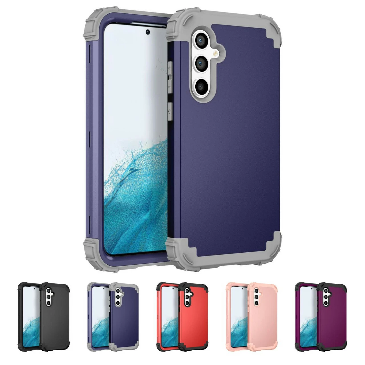 Impact Samsung Galaxy A54 5G Shockproof 3in1 Rugged Case Cover A546 1 Impact Samsung Galaxy A54 5G Shockproof 3in1 Rugged Case Cover A546