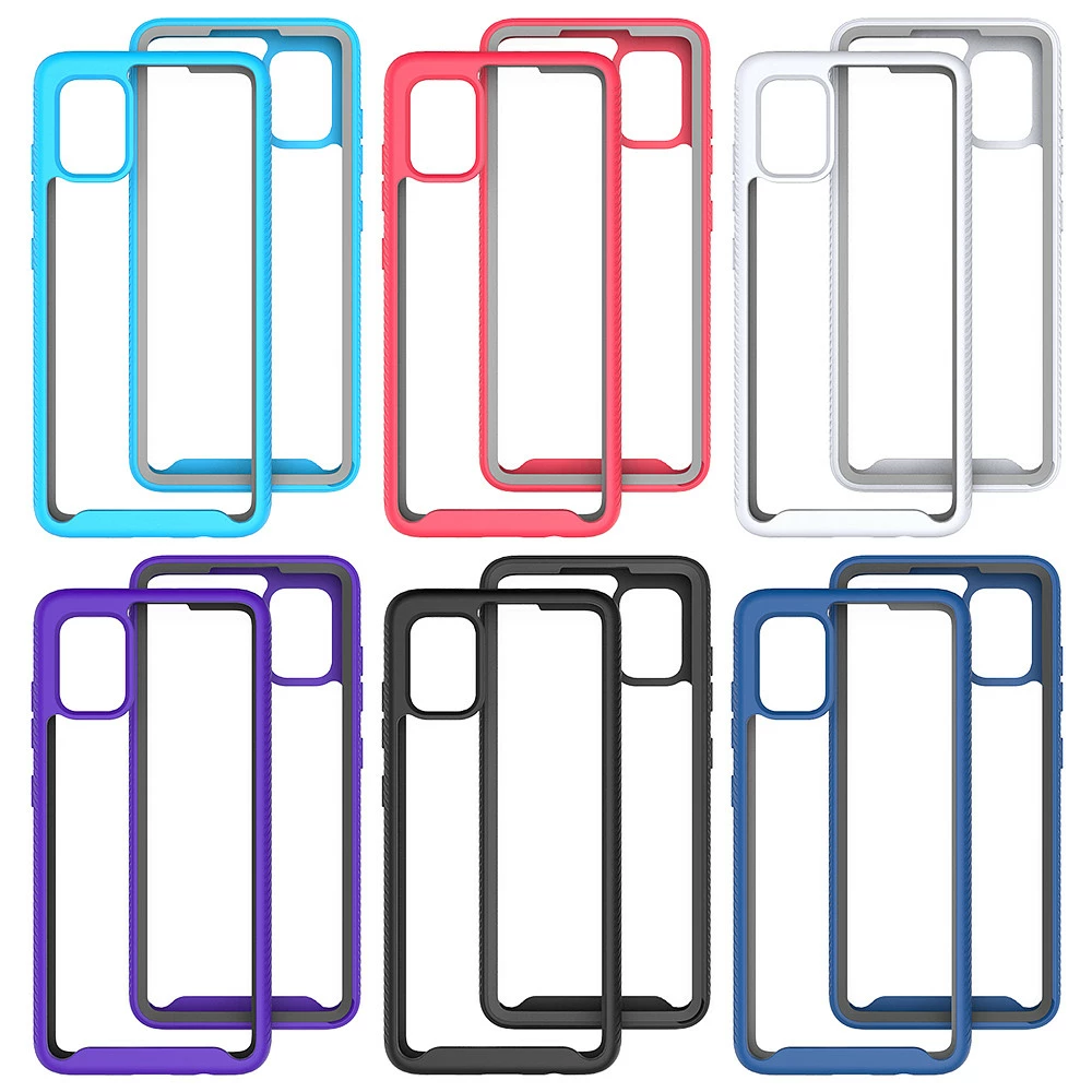 Shockproof Bumper Case Samsung Galaxy A71 4G Clear Back Cover A715 9 Shockproof Bumper Case Samsung Galaxy A71 4G Clear Back Cover A715 - Image 9