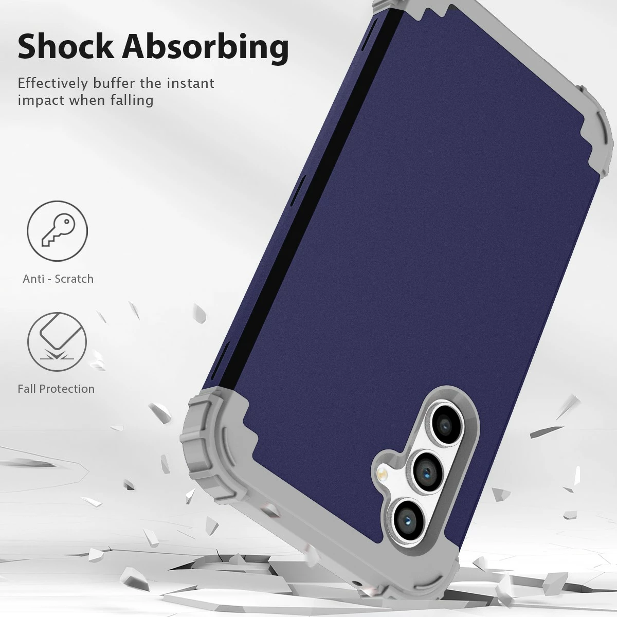 Impact Samsung Galaxy A54 5G Shockproof 3in1 Rugged Case Cover A546 9 Impact Samsung Galaxy A54 5G Shockproof 3in1 Rugged Case Cover A546 - Image 9