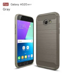 Slim Samsung Galaxy A5 2017 Carbon Fibre Soft Carbon Case Cover A520 -cell phone Shop gray 51994.1529066224.1280.1280