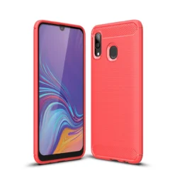 Slim Samsung Galaxy A30 2019 Carbon Fibre Soft Carbon Case Cover A305 -cell phone Shop red 47629.1557888273.1280.1280