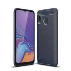 Slim Samsung Galaxy A30 2019 Carbon Fibre Soft Carbon Case Cover A305
