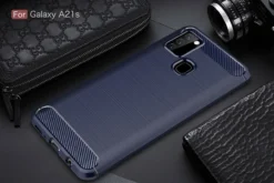 Slim Samsung Galaxy A21s 2020 Carbon Fibre Soft Carbon Case Cover A217 -cell phone Shop z db 54898.1594361159.1280.1280